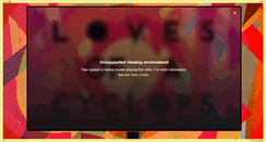 Desktop Screenshot of lovesofacyclops.com